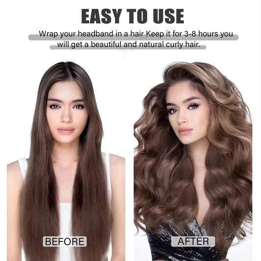Heatless Curlers Headband