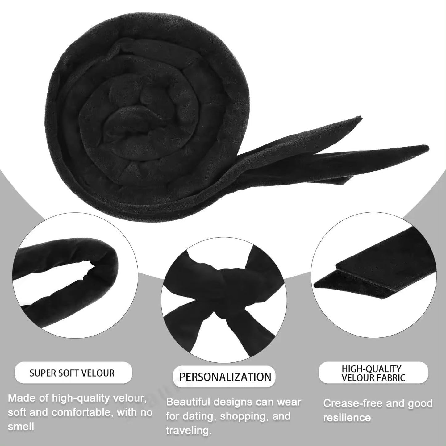 Heatless Curlers Headband